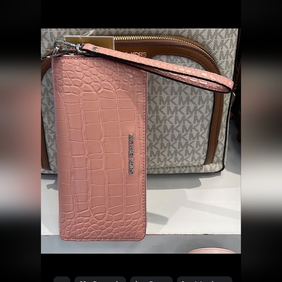 NWT Michael Kors Large Jet Set Continental Wallet - Picture 8 of 8